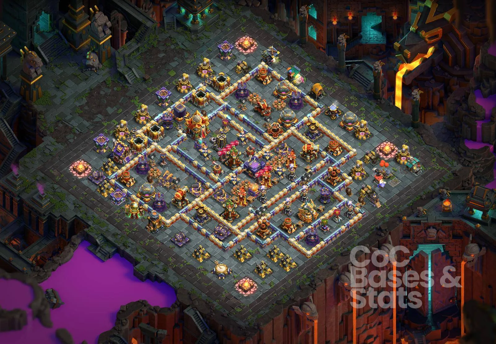 Village layout for Town Hall 16