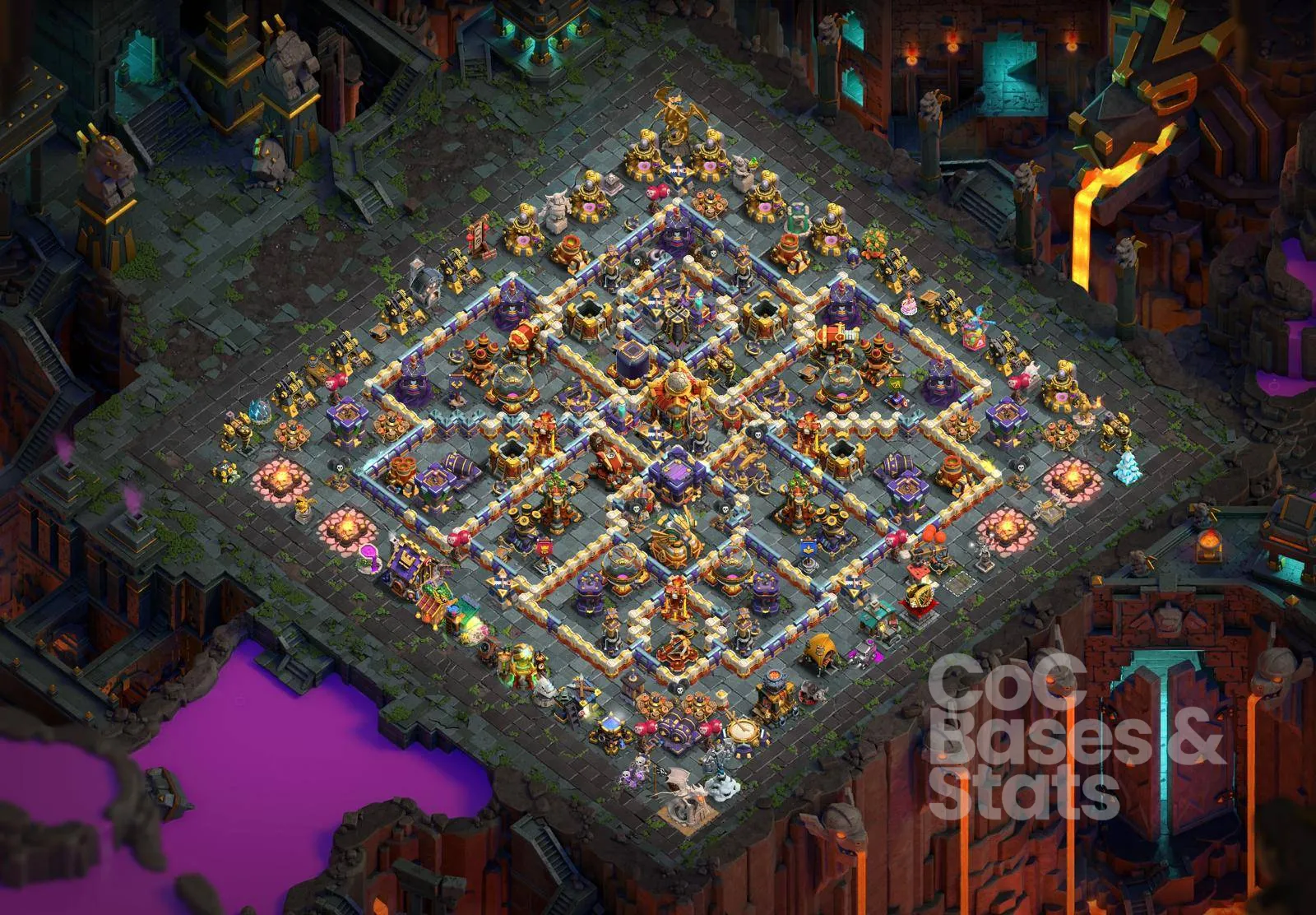 Village layout for Town Hall 16
