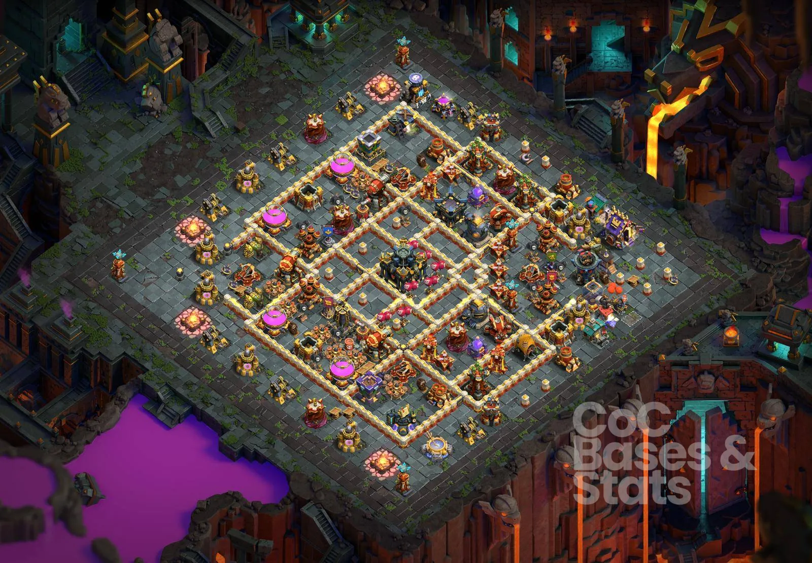 Village layout for Town Hall 17