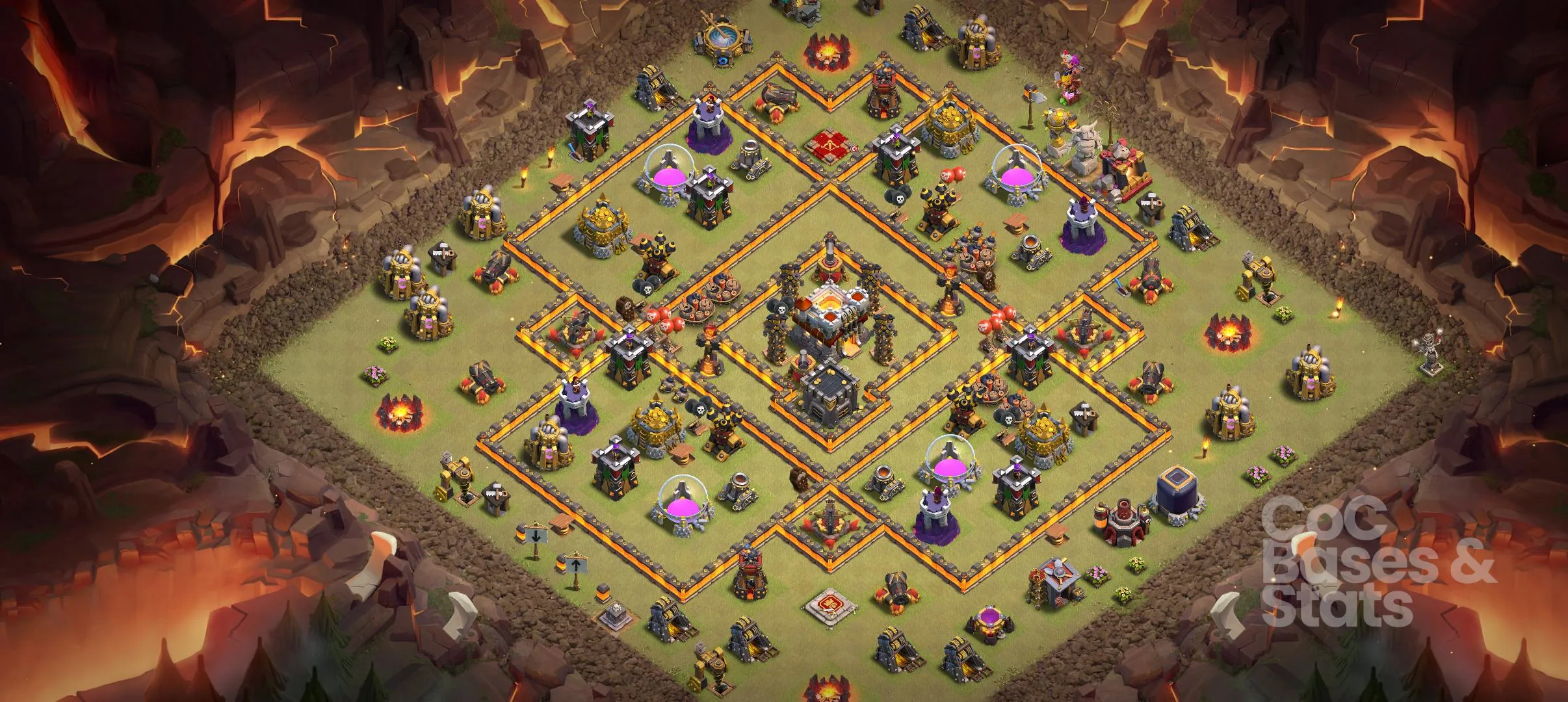 Village layout for Town Hall 11