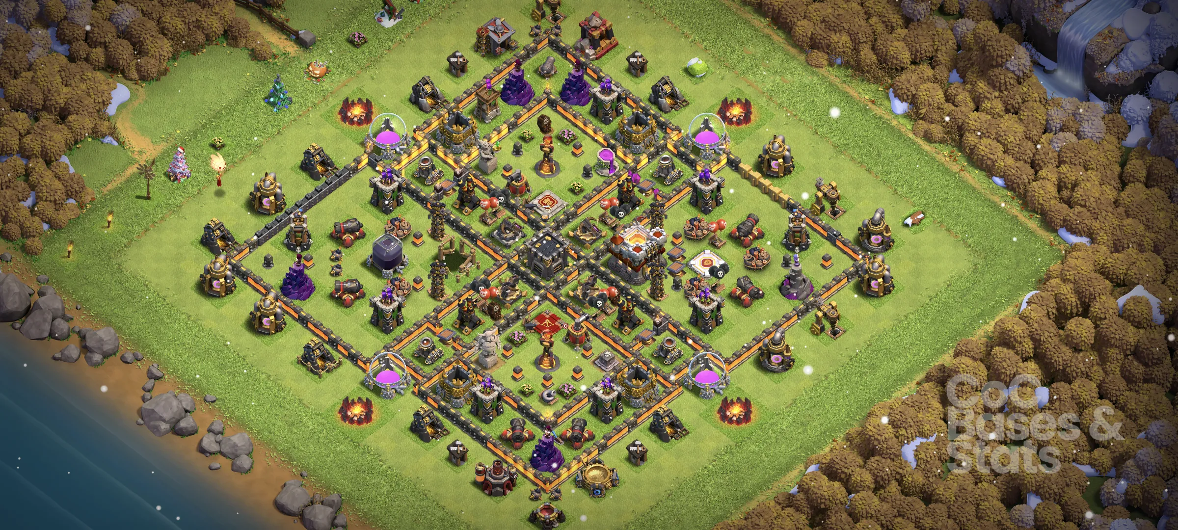 Village layout for Town Hall 11