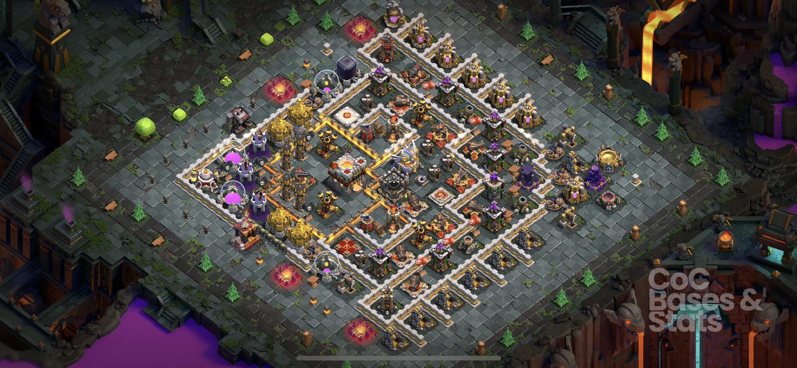 Village layout for Town Hall 11