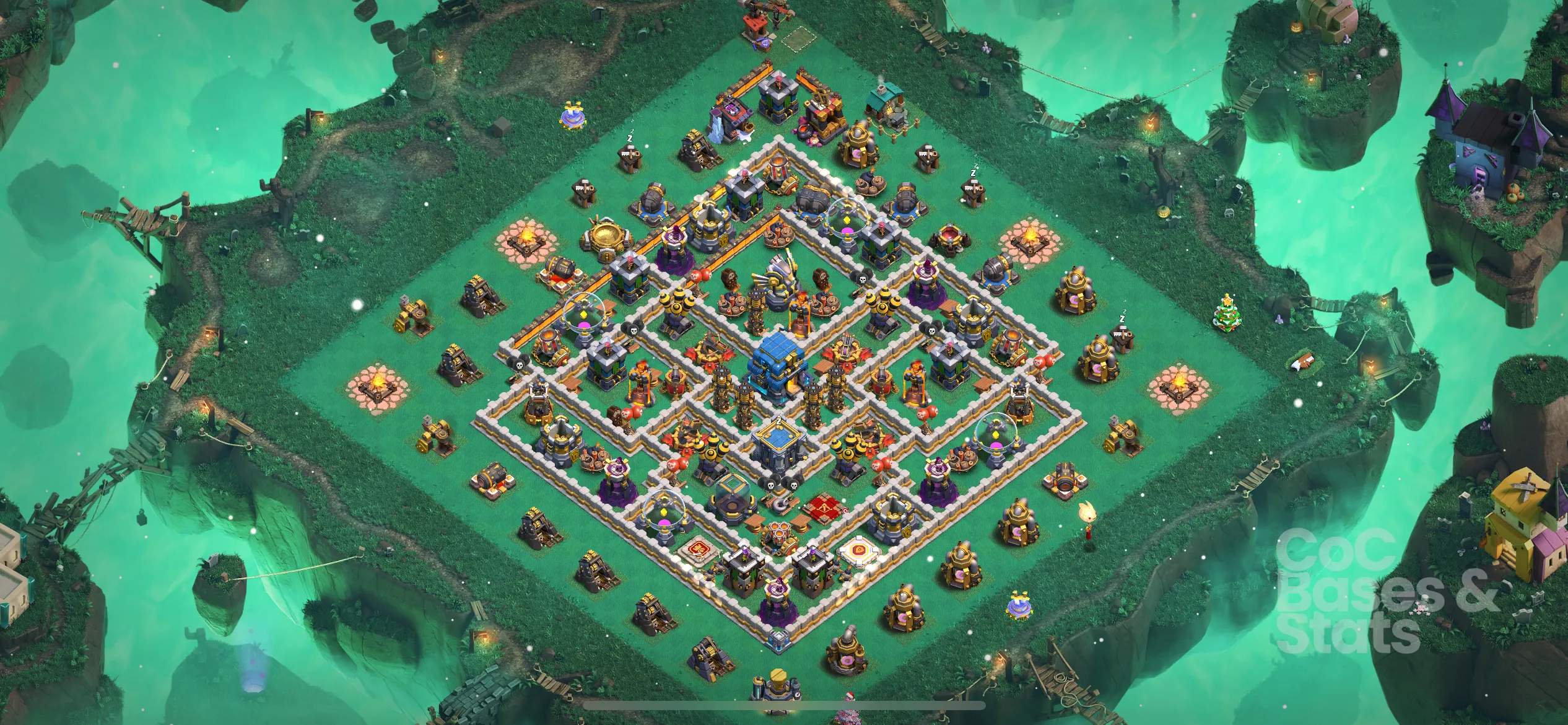 Village layout for Town Hall 11