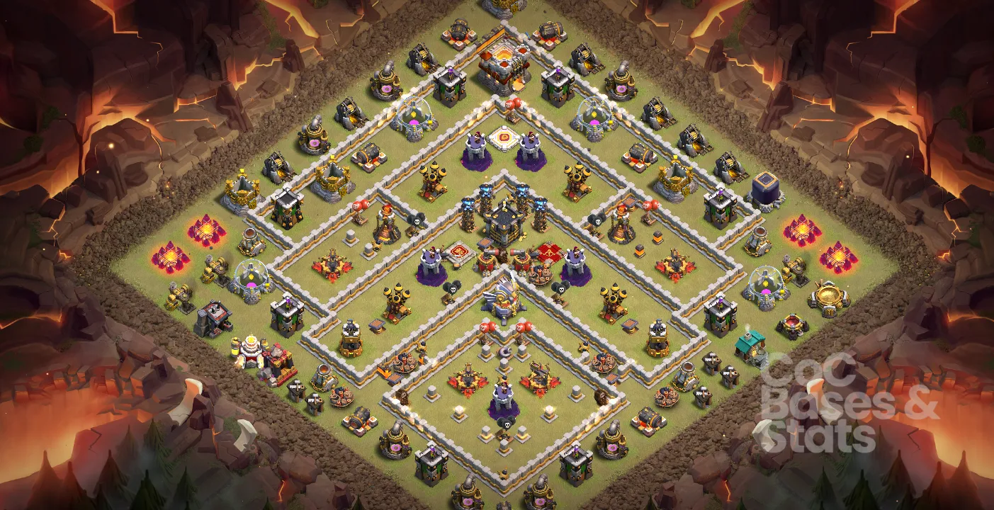 Village layout for Town Hall 11