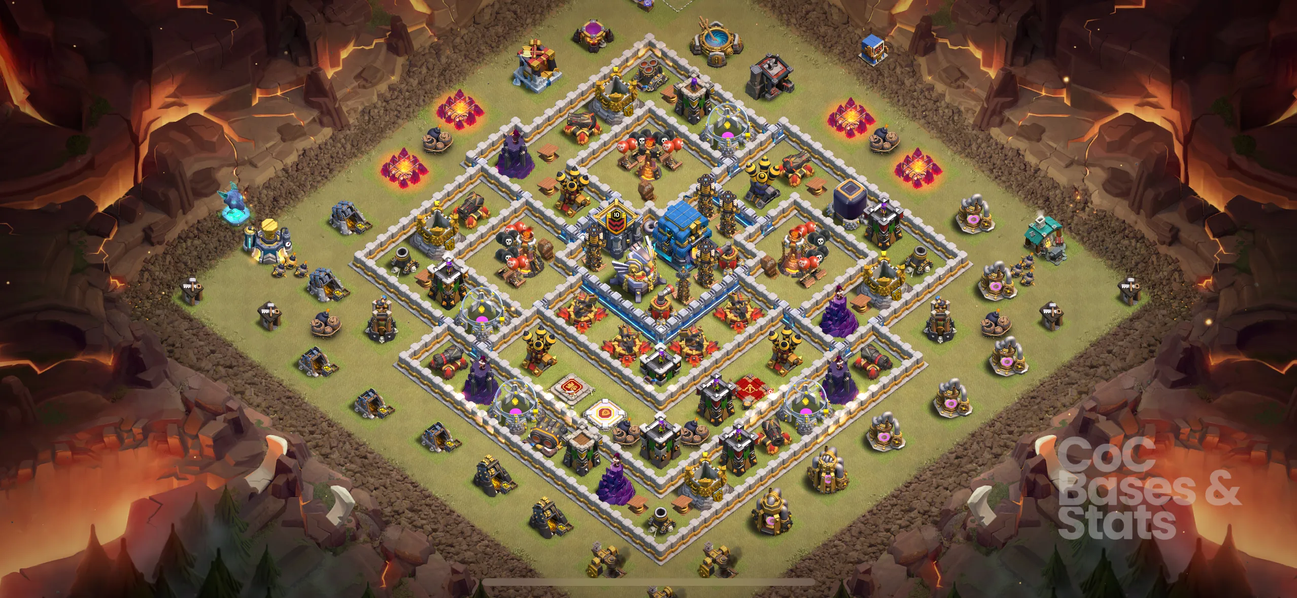 Village layout for Town Hall 12