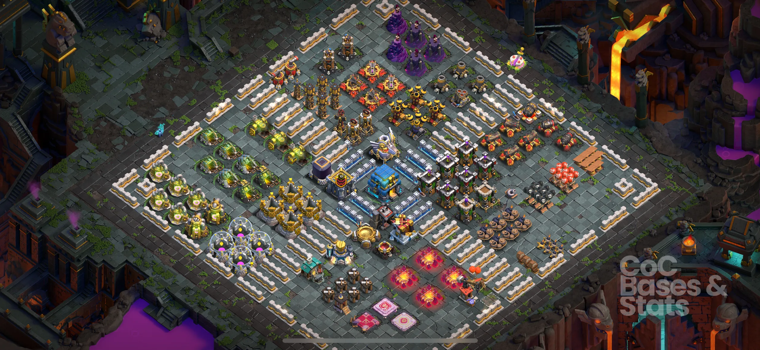 Village layout for Town Hall 12