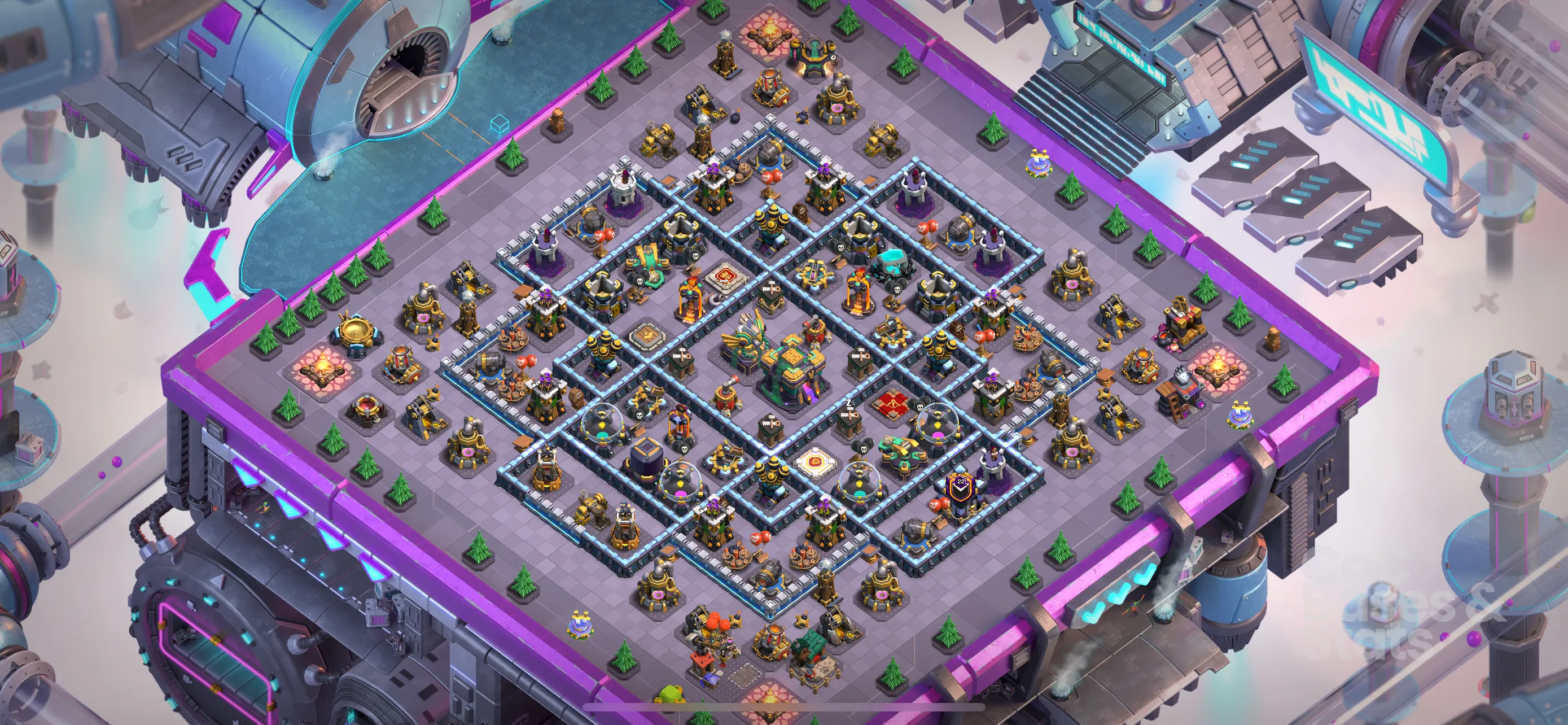 Village layout for Town Hall 14
