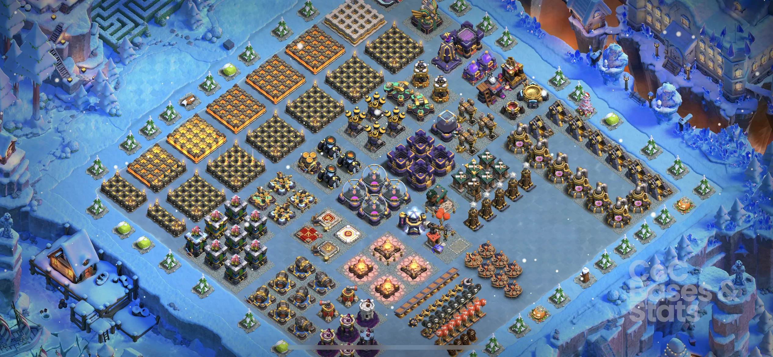 Village layout for Town Hall 15