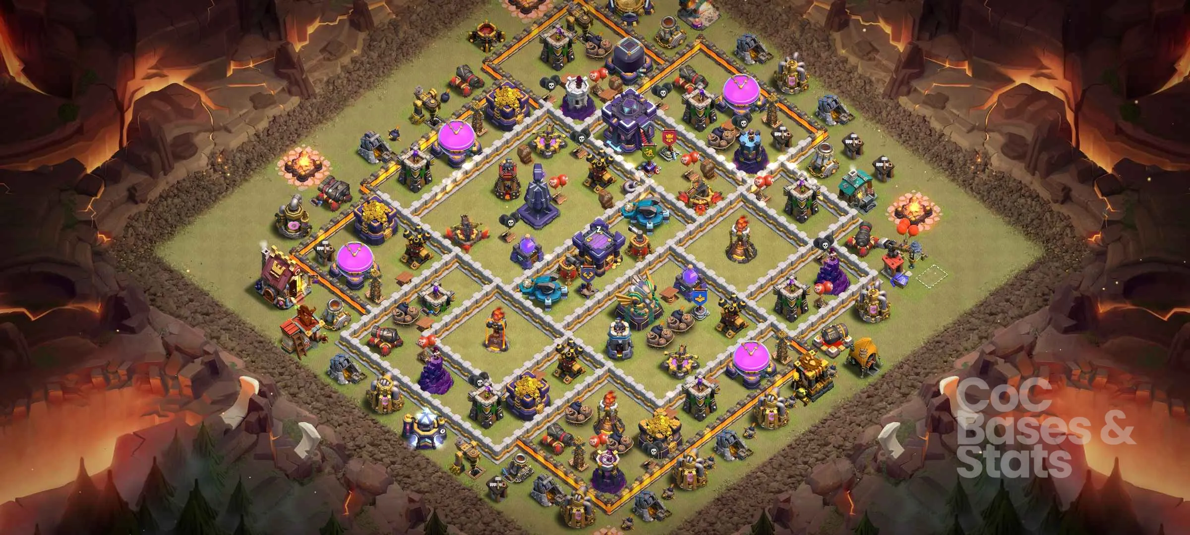Village layout for Town Hall 15
