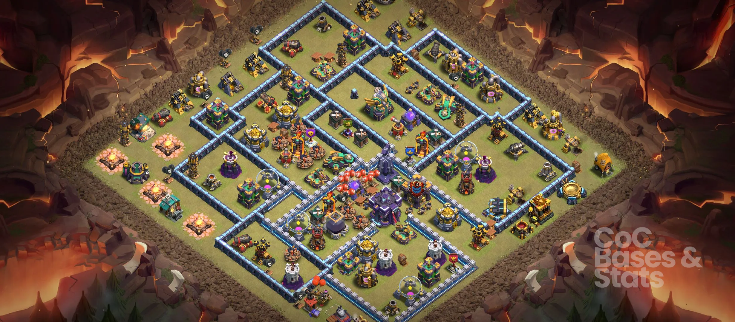 Village layout for Town Hall 15