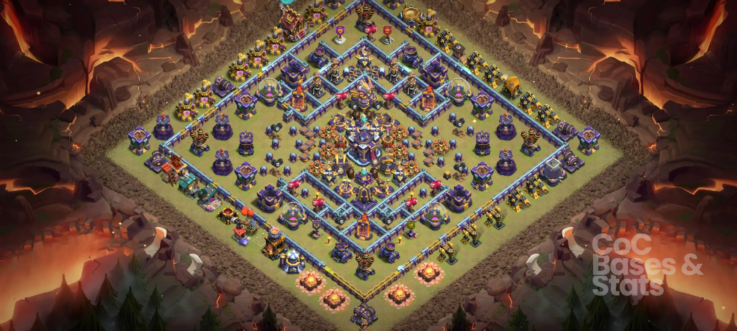 Village layout for Town Hall 15