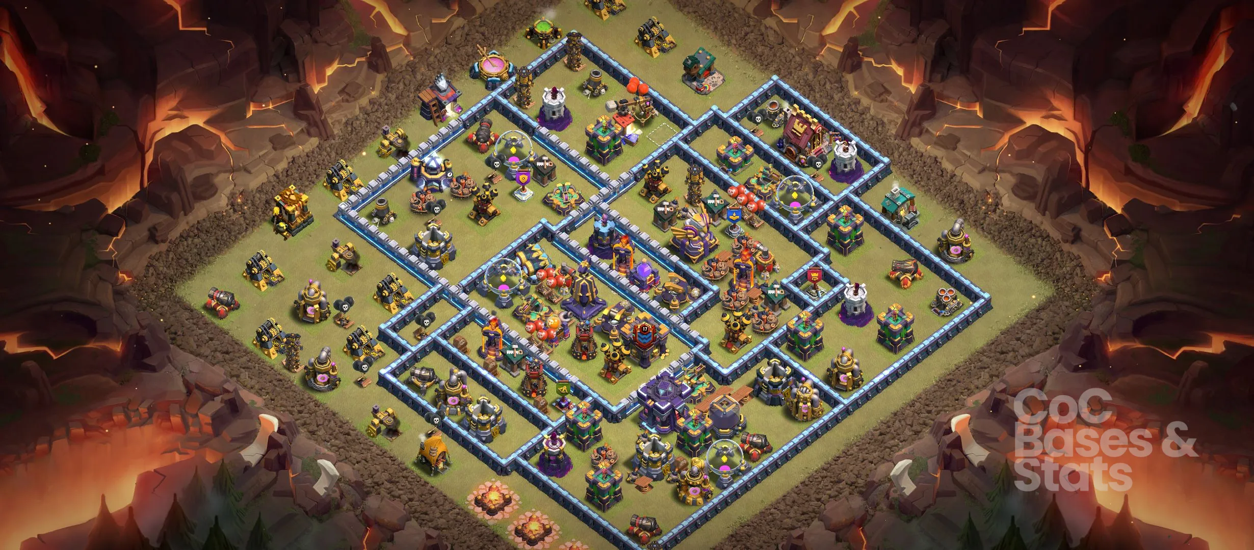 Village layout for Town Hall 15