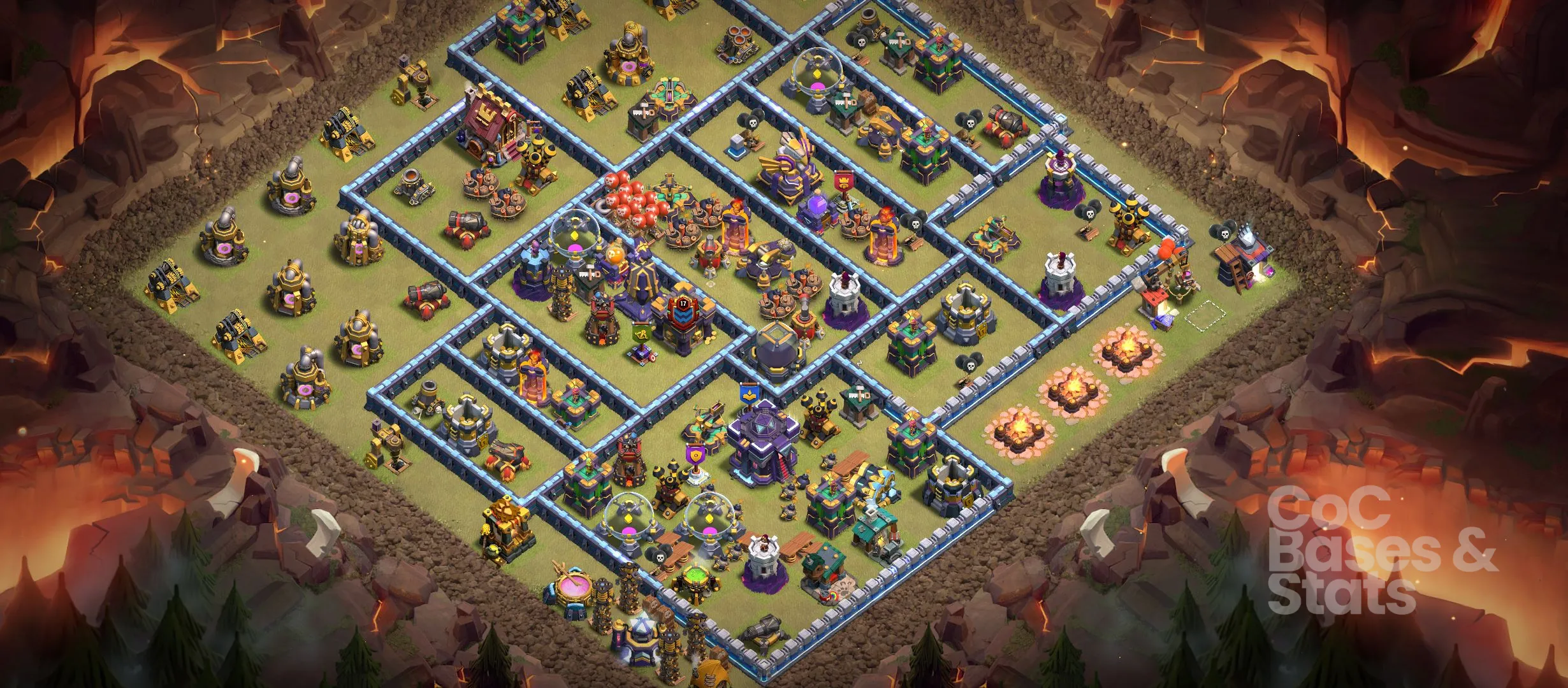Village layout for Town Hall 15