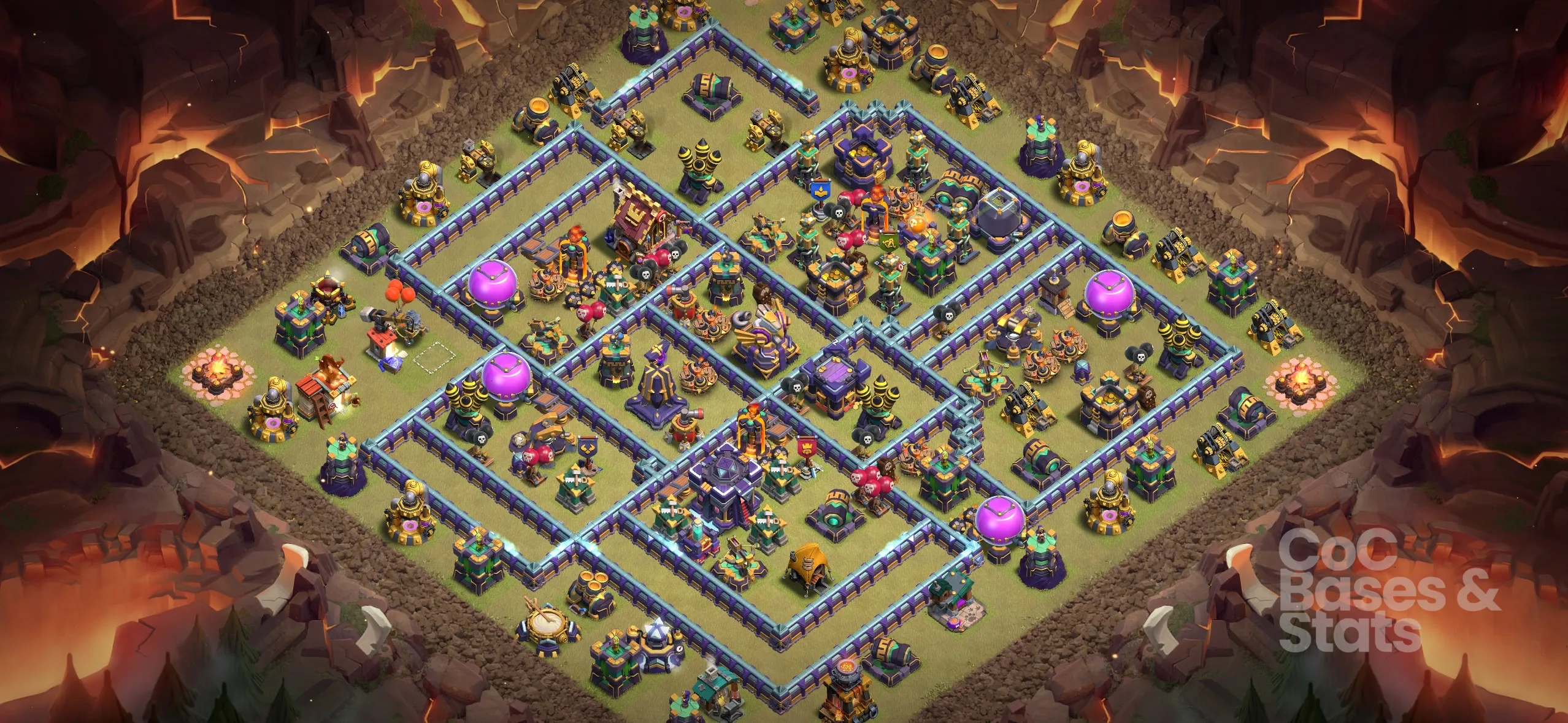 Village layout for Town Hall 15