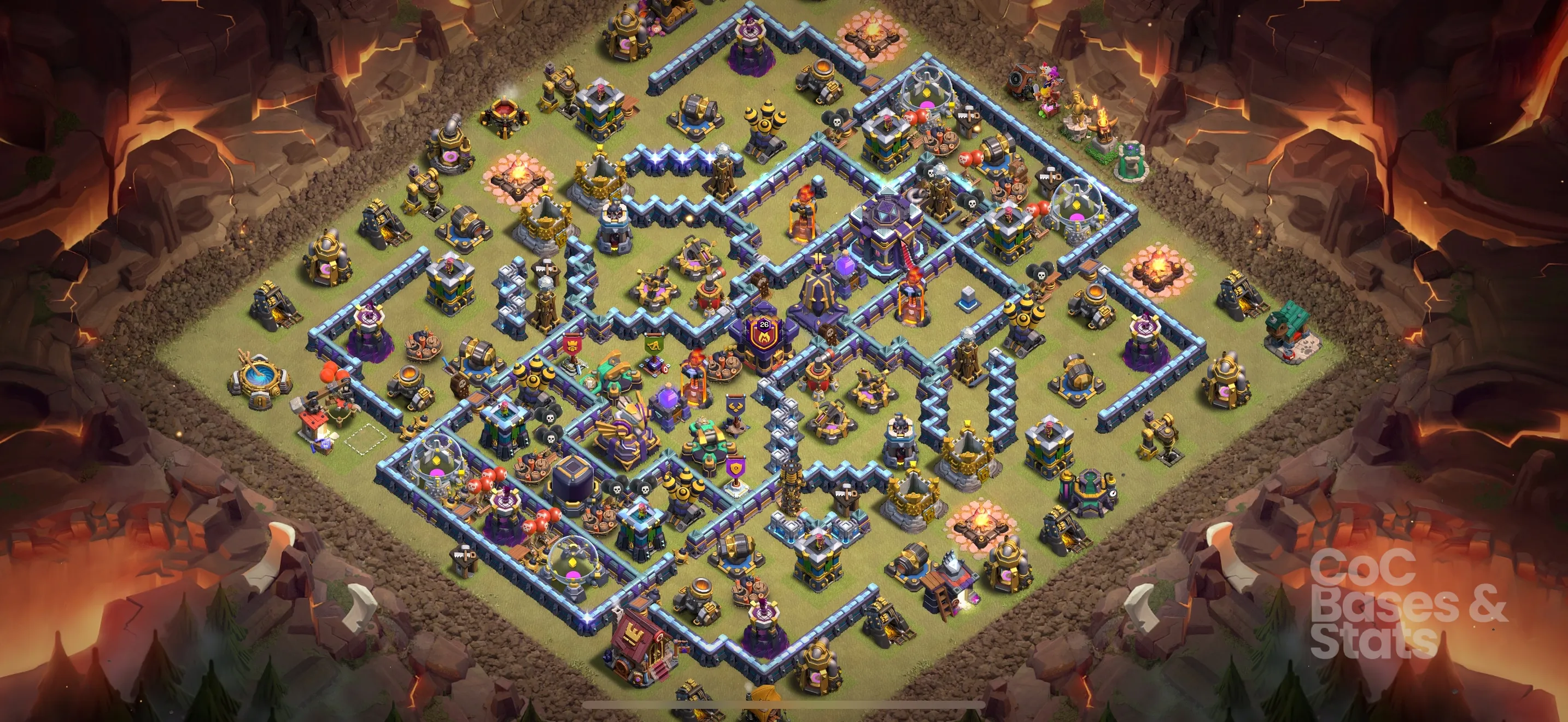 Village layout for Town Hall 15