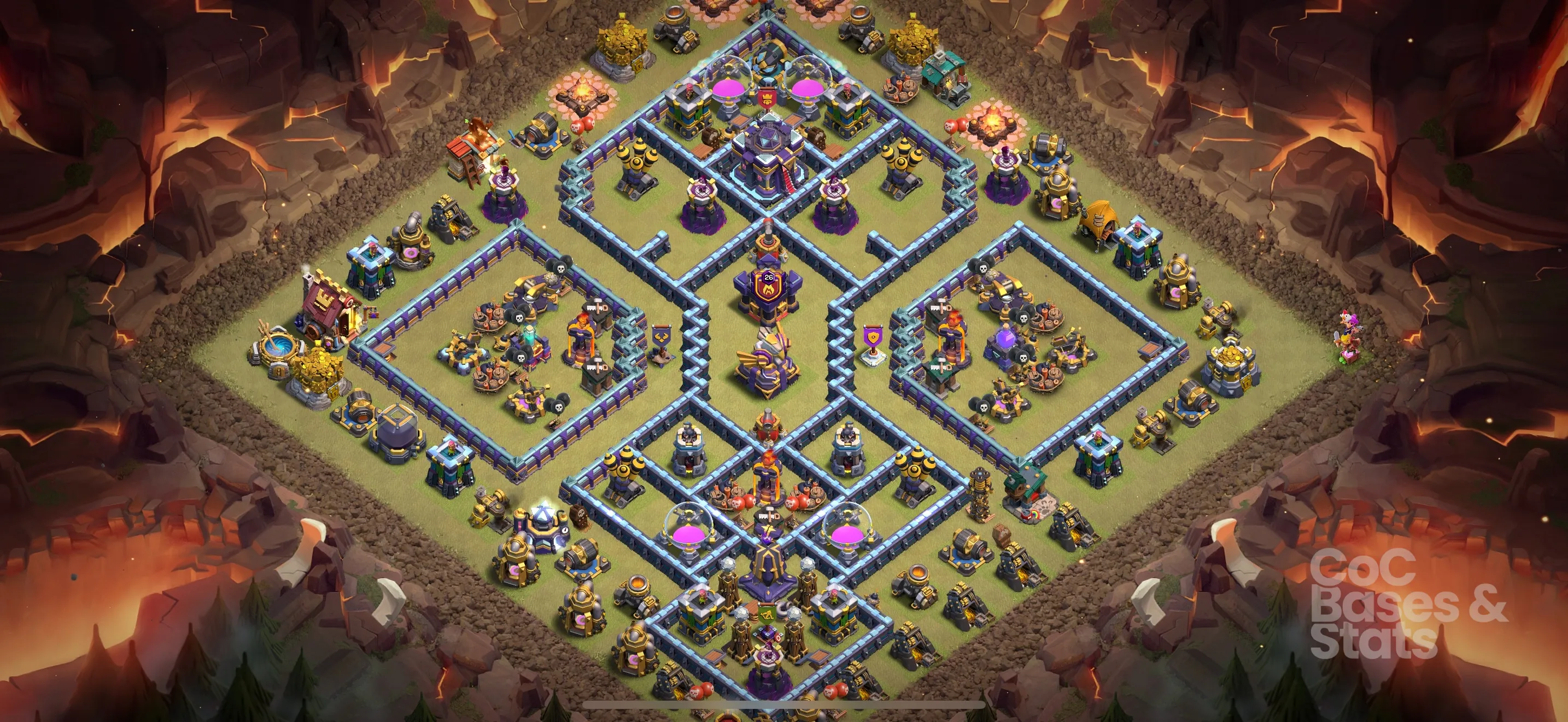 Village layout for Town Hall 15