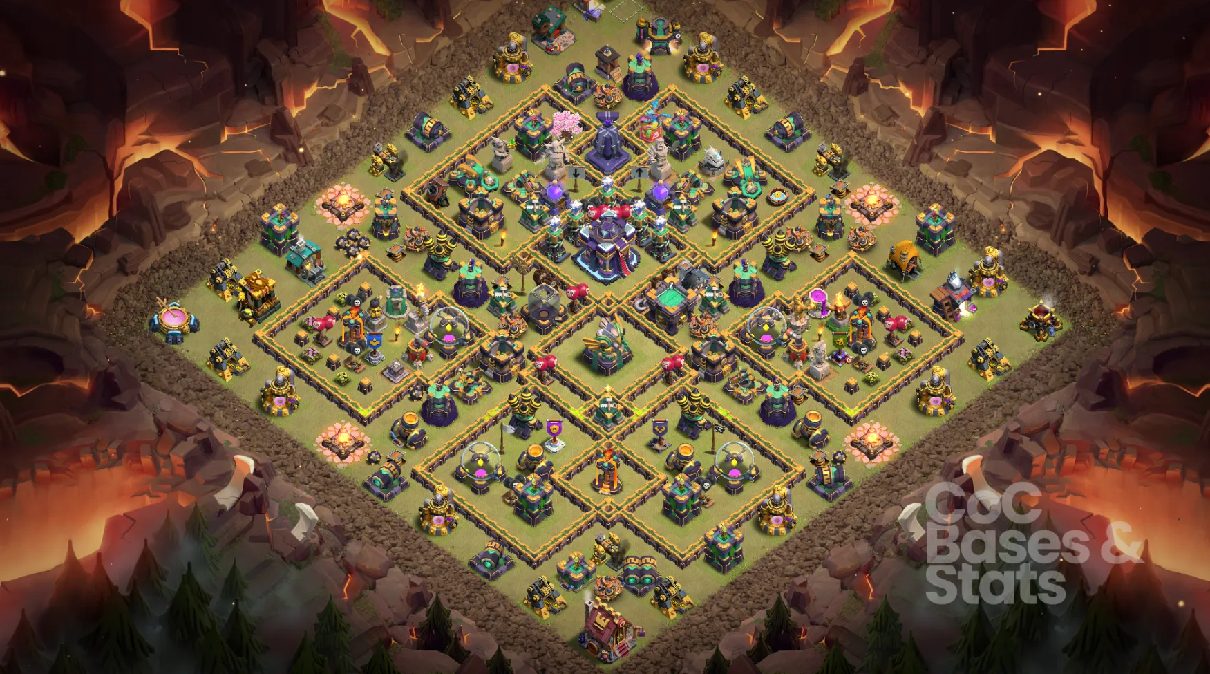 Village layout for Town Hall 15
