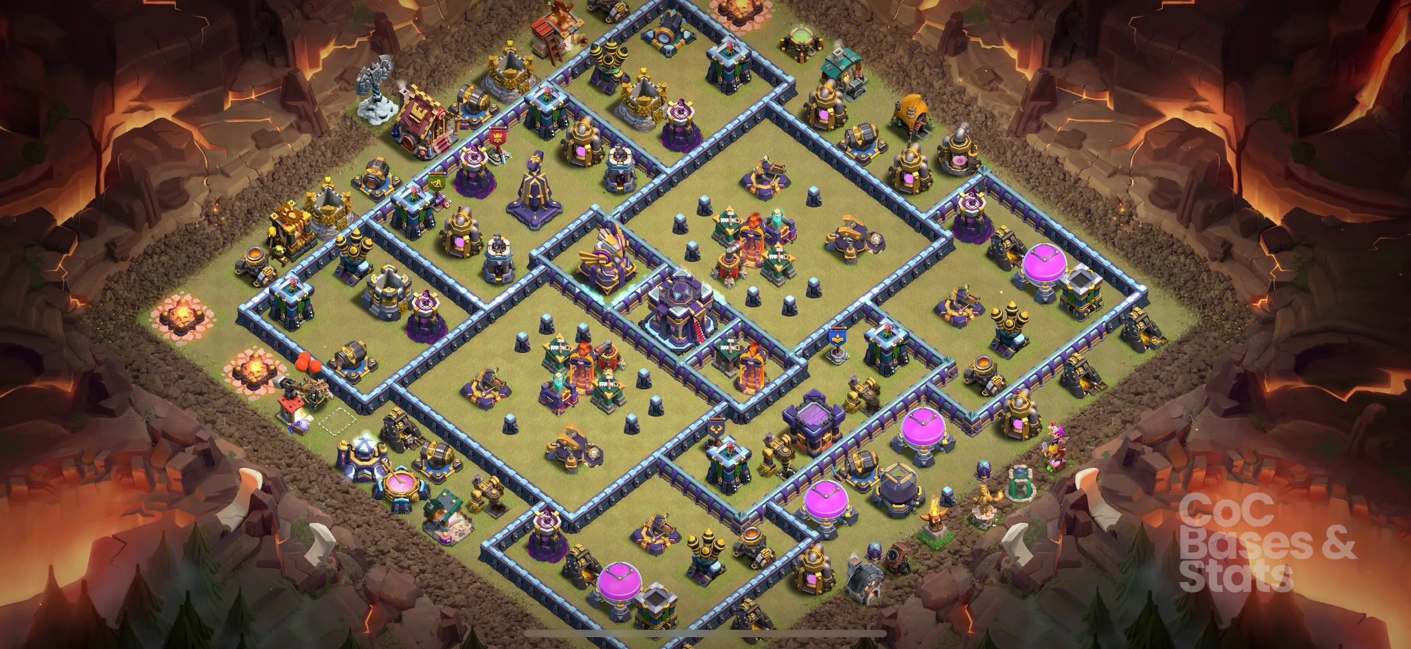 Village layout for Town Hall 15