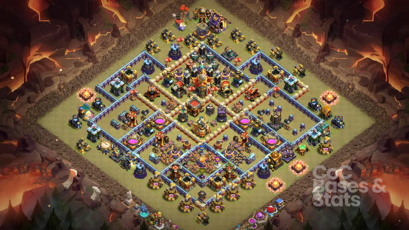 Village layout for Town Hall 16