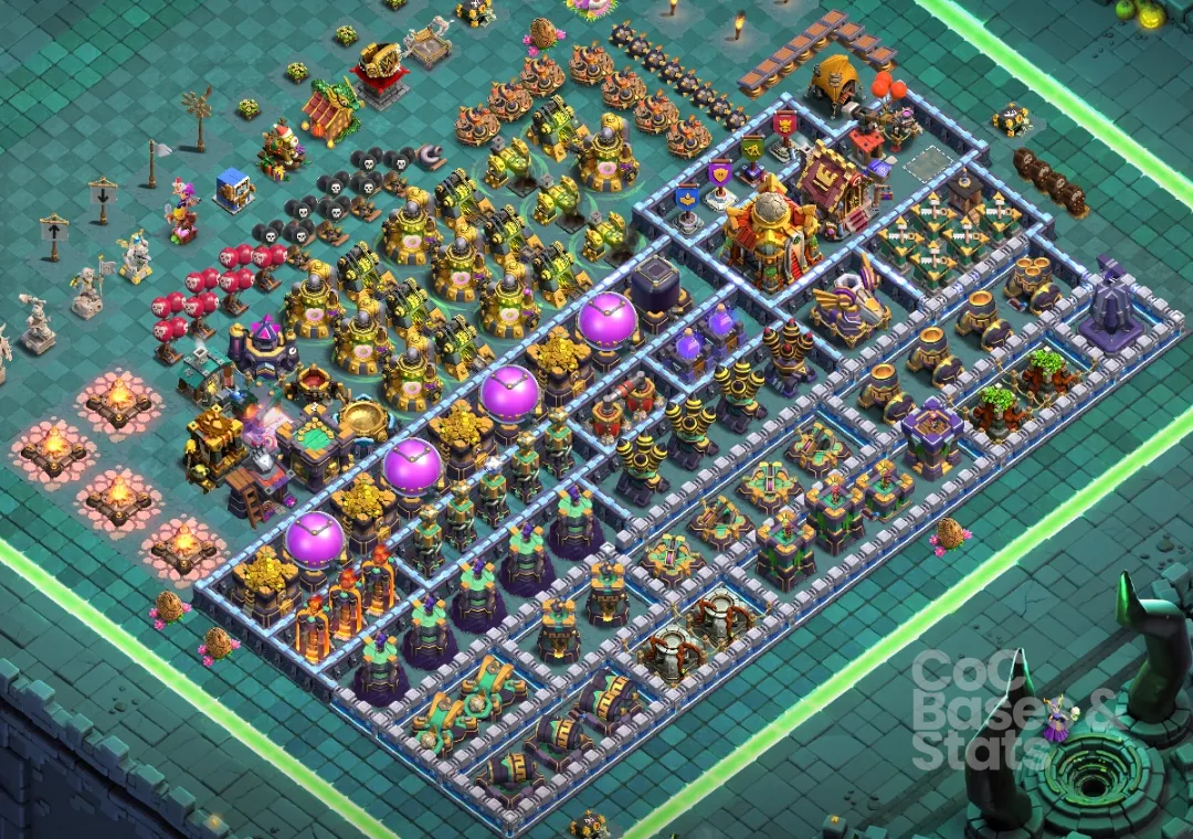 Village layout for Town Hall 16