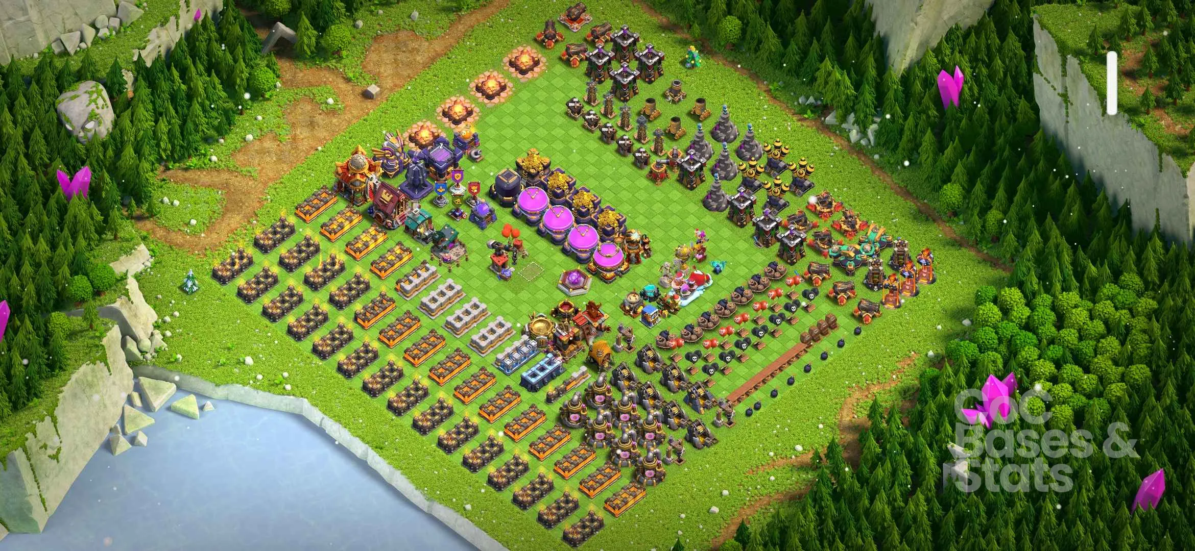 Village layout for Town Hall 16