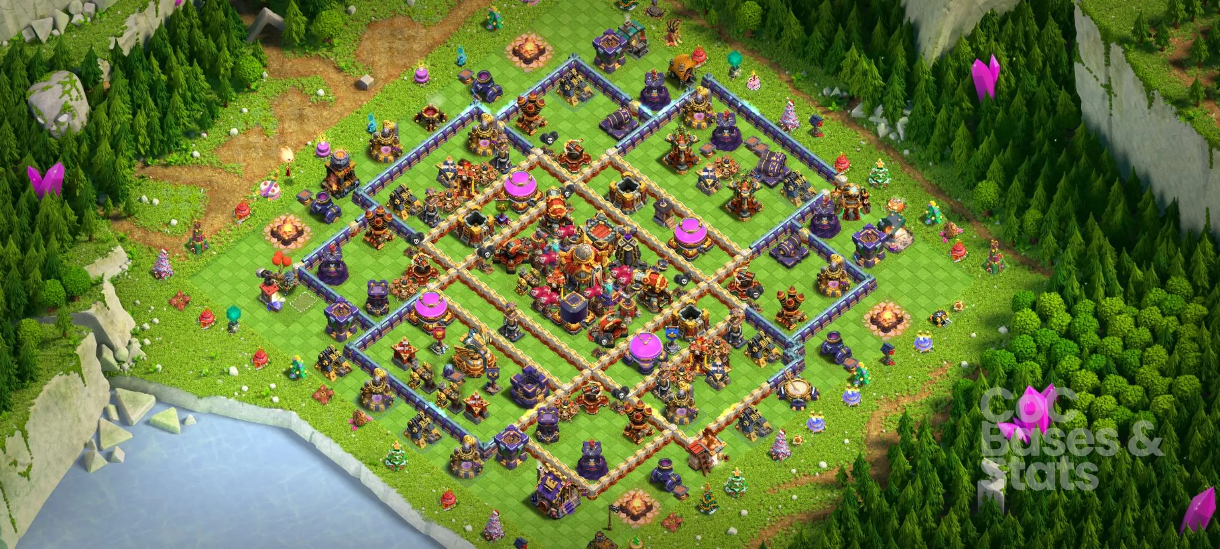 Village layout for Town Hall 16