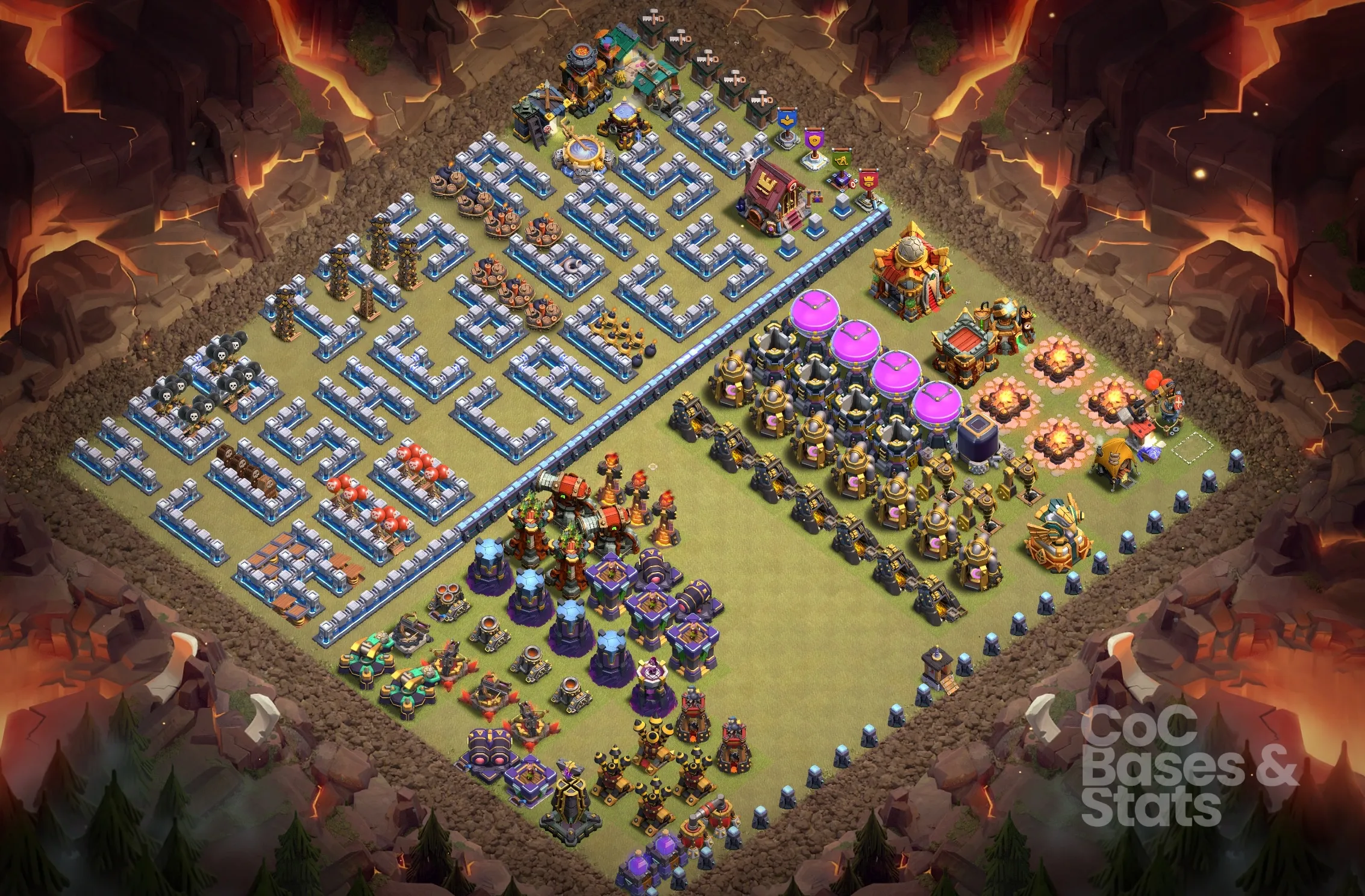 Village layout for Town Hall 16