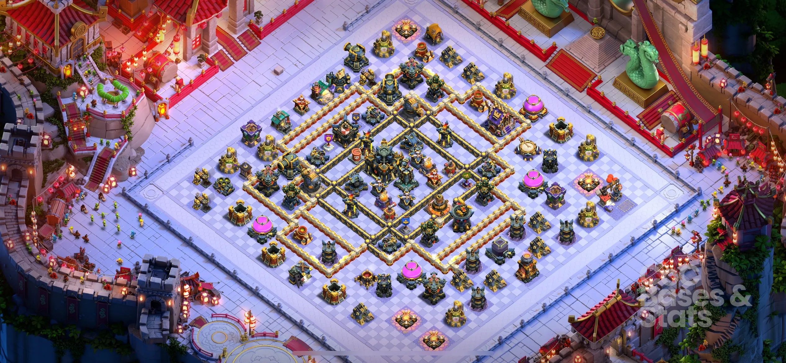 Village layout for Town Hall 17