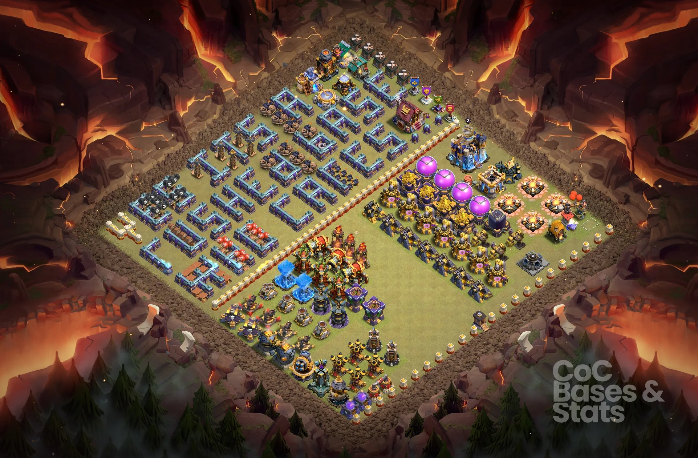 Village layout for Town Hall 18
