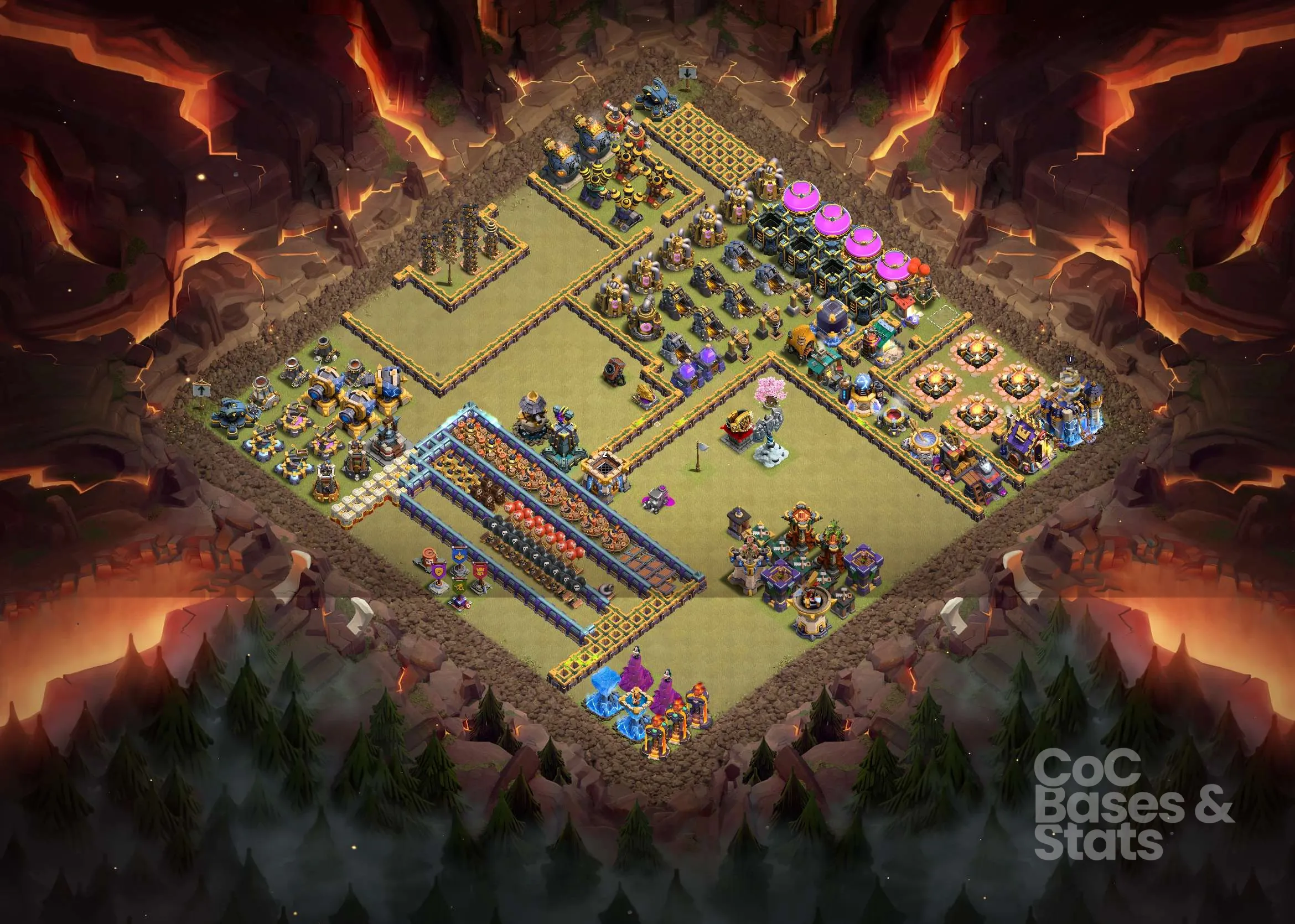 Village layout for Town Hall 18