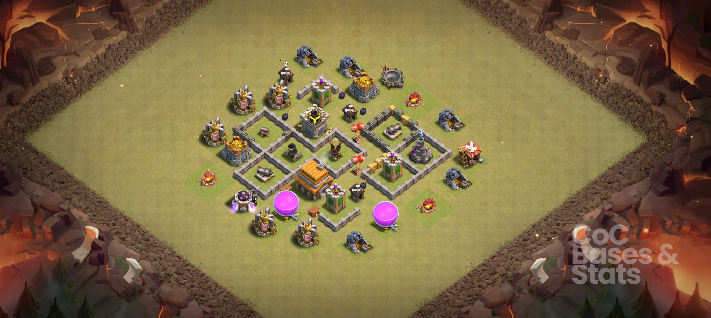 Village layout for Town Hall 5