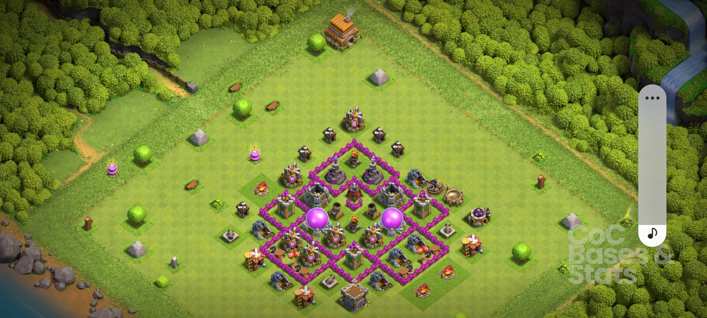 Village layout for Town Hall 6