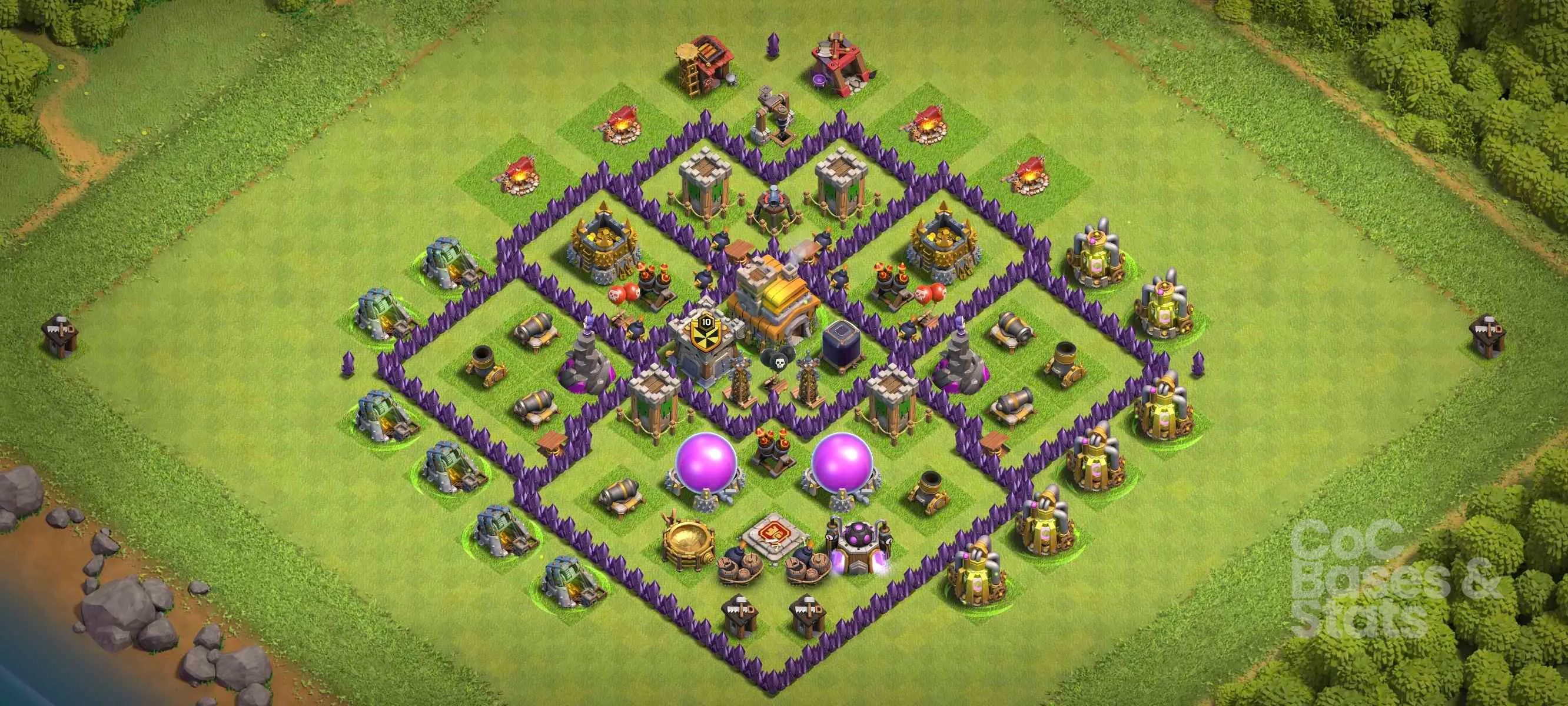 Village layout for Town Hall 7